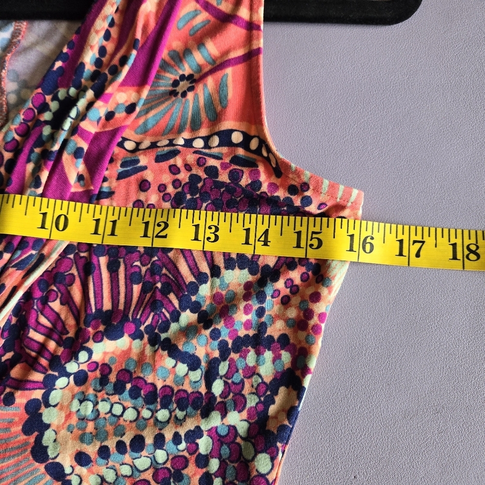 Tommy Bahama Women's Floral Front Twist Tambour Maxi Dress Size XS Coastal Rare - Picture 8 of 9